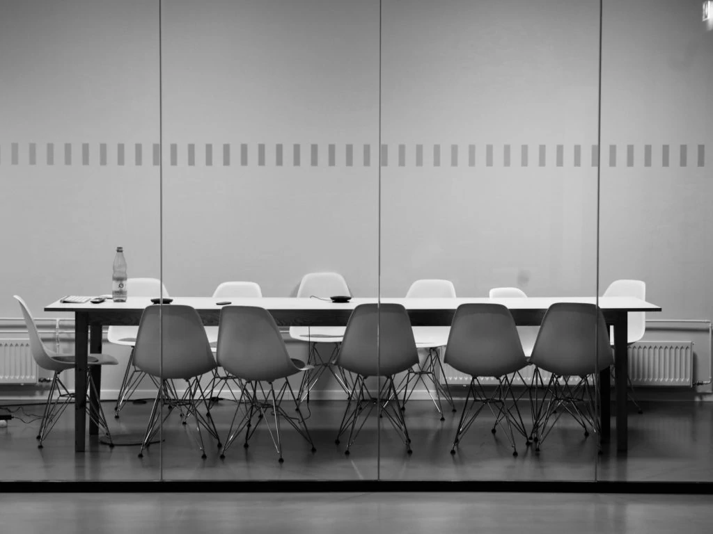 Empty conference room in an office